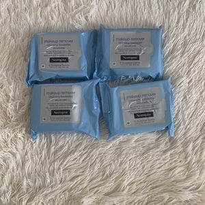 5 packs of neutrogena make up remover towelettes